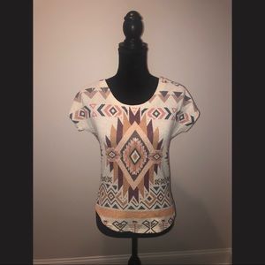 Aztec Printed Top